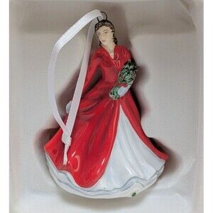 Royal Doulton DECK THE HALLS 3" Ornament Bone China Hand decorated